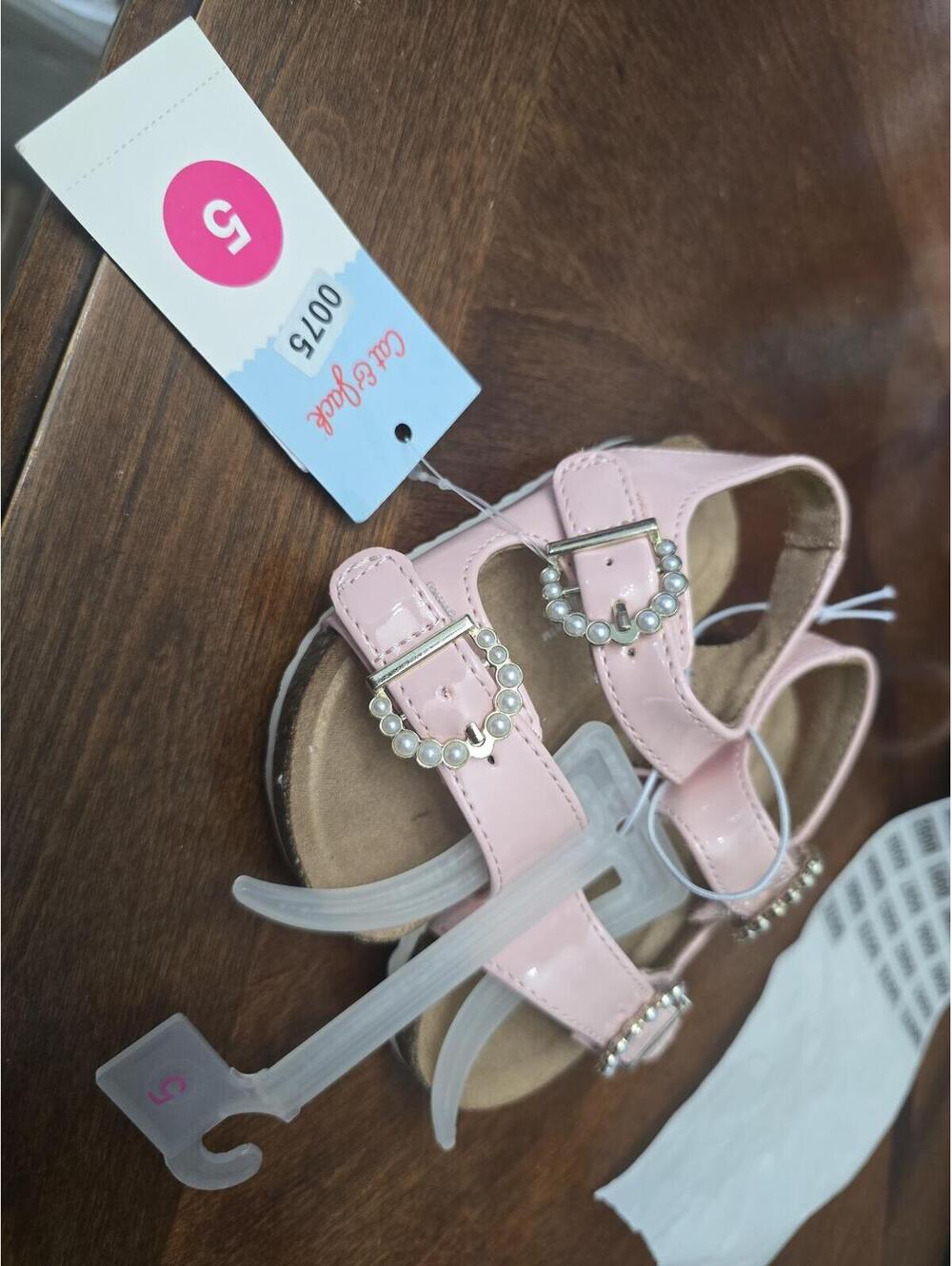 Size 5 brand new toddler, sandals from target item 75 bin 9